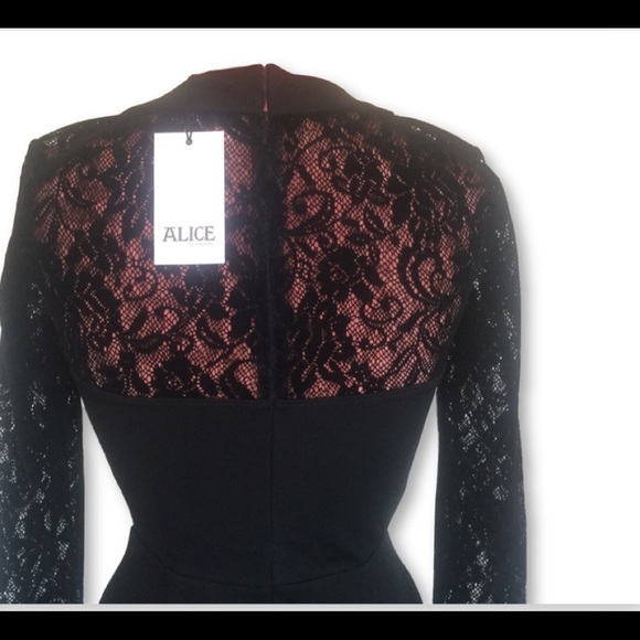Alice by Temperley Lace Cut Out Dress Sz 6 UK 10 - Picture 4 of 8